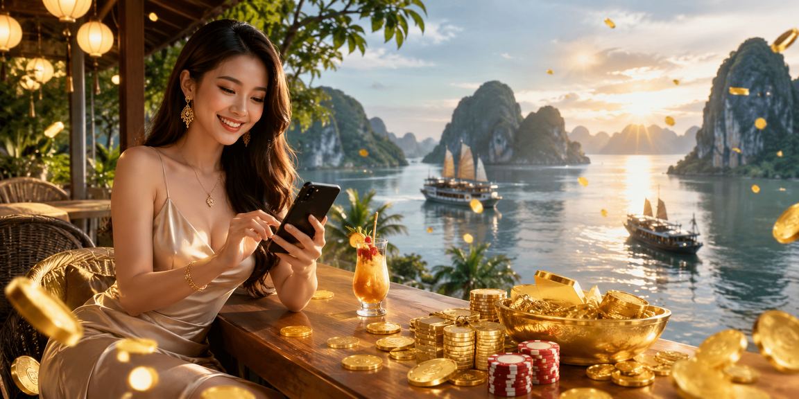 Người chơi tại Hạ Long truy cập mql5 trên điện thoại bên ly cà phê buổi sáng