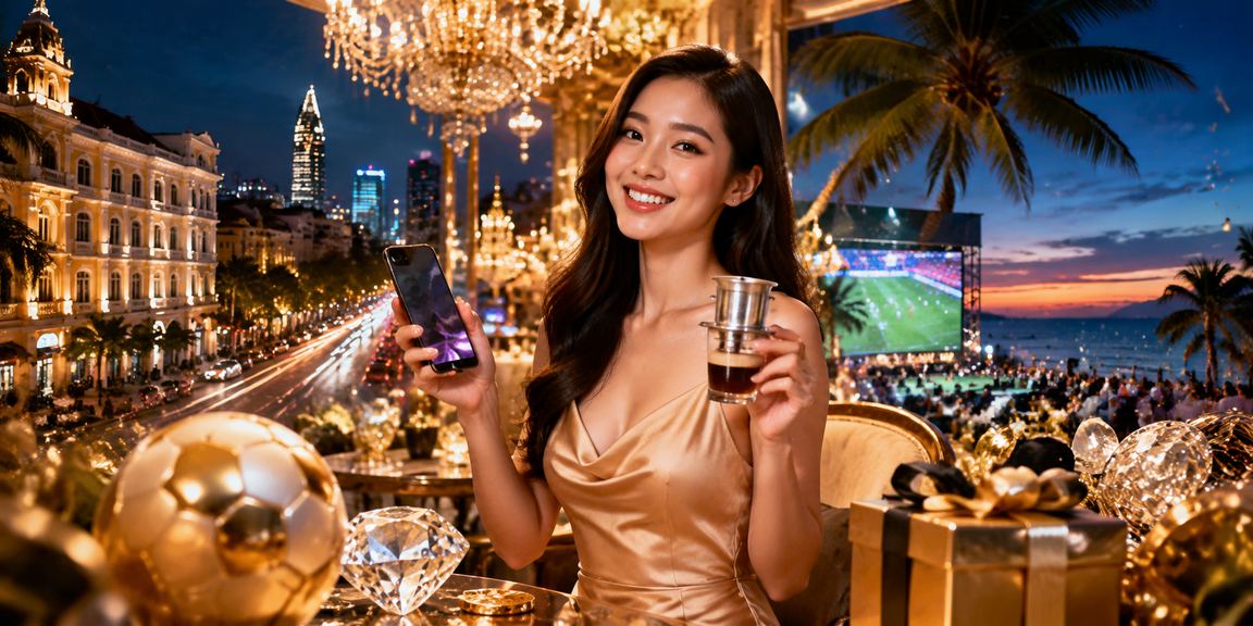 Người dùng TP. Hồ Chí Minh kiểm tra số dư và thực hiện nạp tiền VND tại quán cà phê