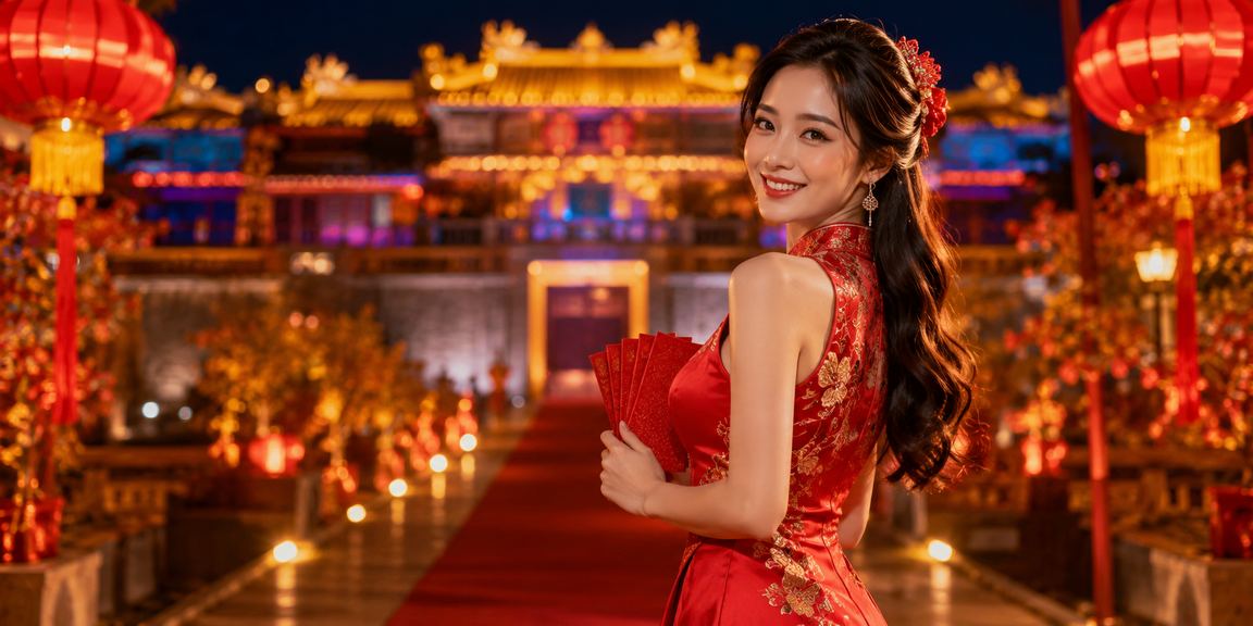 Người chơi tại Huế nhận phong bì đỏ thưởng từ mql5 trong không khí đèn lồng
